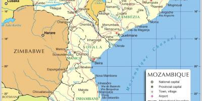 Maputo Mosambik kart