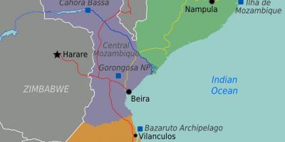 Strendene i maputo i Mosambik