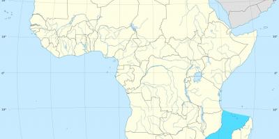 Mosambik-kanalen afrika kart
